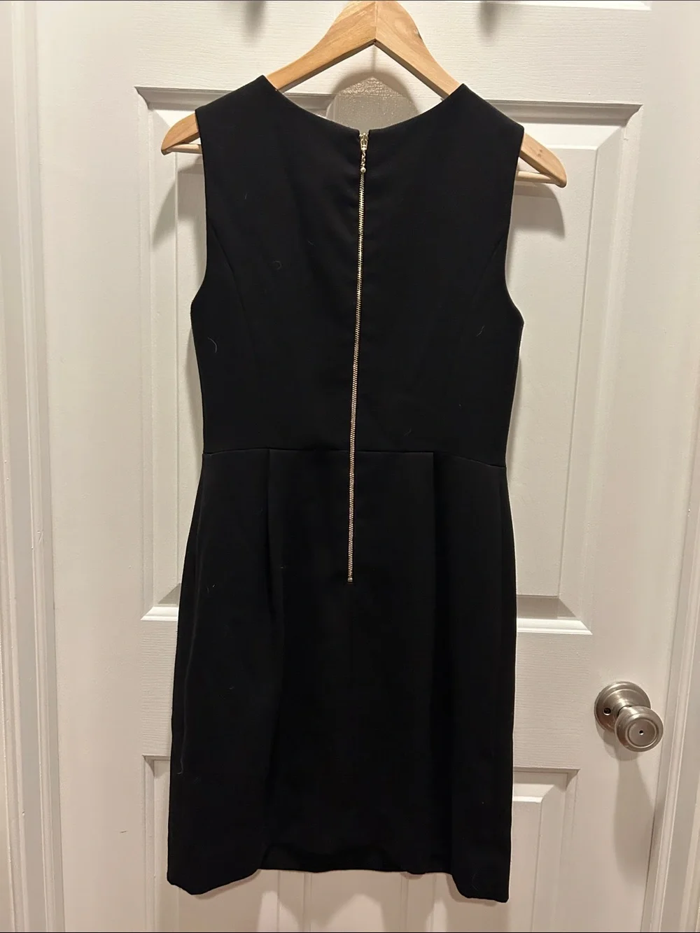 kate spade Black Sleeveless Pleated Mini Dress